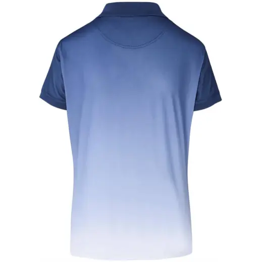 Ladies Dakota Golf Shirt Navy Back